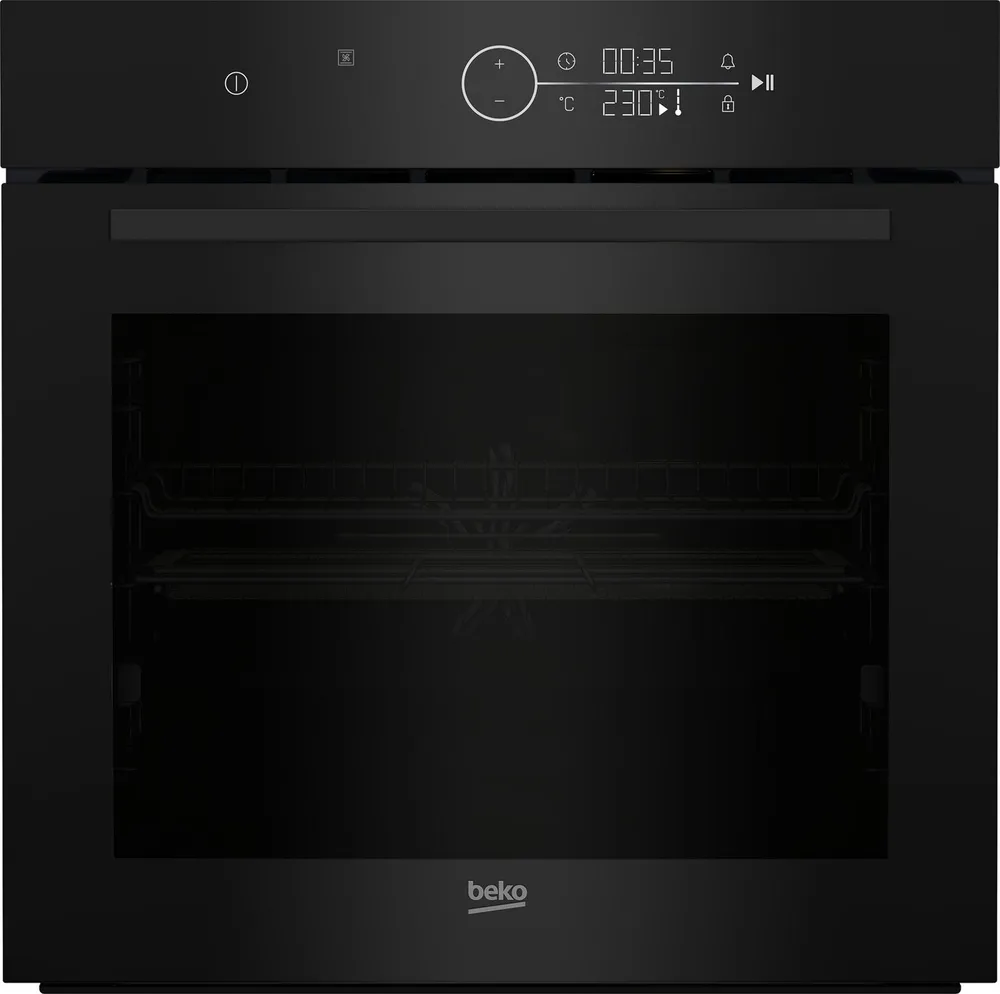 BEKO Backofen BCBIM17400BMP, mit 1-fach-Teleskopauszug, Mit AirFry knusprig frittieren im Ofen – ganz ohne zusätzliches Fett