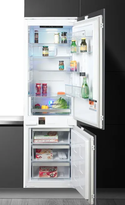 BEKO Einbaukühlgefrierkombination B5BCNA295HS, 177,5 cm hoch, 54 cm breit, HarvestFresh, NoFrost & ProSmart – Frische trifft Effizienz