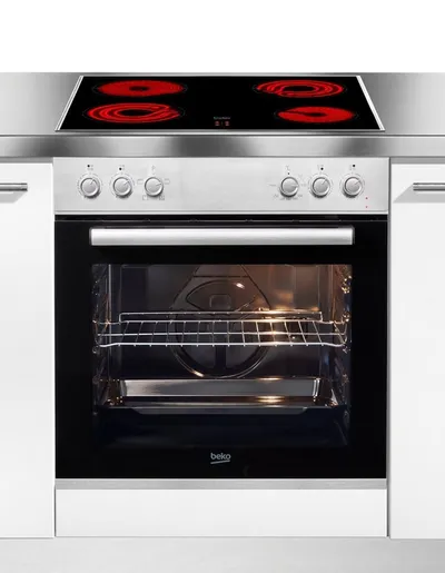 BEKO Elektro-Herd-Set BBUC12020X, SteamShine® – Die Dampfreinigung des Backofens