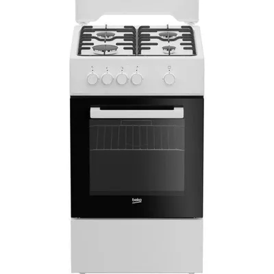 Beko FSG522DWC Gas Herd 50 cm 4 Herdplatten Gasofen 55 L Grill Knöpfe Zündung Thermosicherung