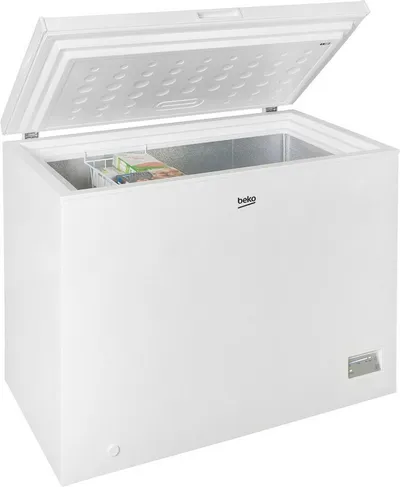 BEKO Gefriertruhe CF200CWN, 102,6 cm breit, 198 l, Dank des Abtausystems von MinFrost wird die Eisbildung reduziert