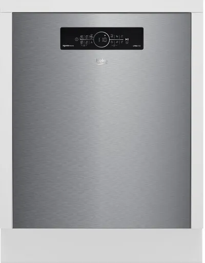 BEKO Unterbaugeschirrspüler BDDN36550XP, 8,9 l, 15 Maßgedecke, Doppelt gut organisiert – inklusive Besteckschublade und Besteckkorb