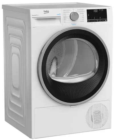 BEKO Wärmepumpentrockner B3T22491, Pro Smart Inverter Motor, Dampffunktion, Aquawave Schontrommel
