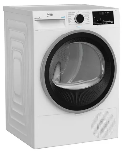 BEKO Wärmepumpentrockner B3T442491, Dampffunktion, Aquawave, Silent-Programm