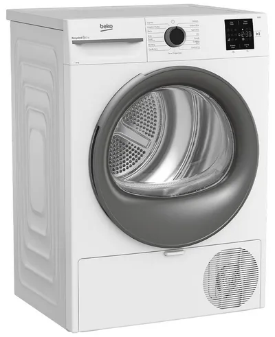 BEKO Wärmepumpentrockner BM3T30210W1, Hygiene Trocknen & Auffrischen, Knitterschutz