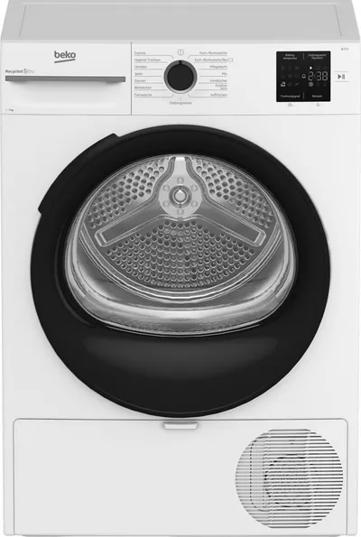 BEKO Wärmepumpentrockner BM3T37249W, AquaWave Schontrommel schont Ihre Wäsche