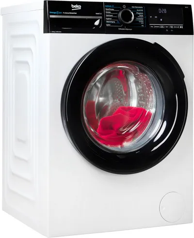 BEKO Waschmaschine BM3WFU41041W, 10 kg, 1400 U/min, Waschen mit EnergySpin: Bis zu 35 % Energie sparen – nicht nur in Eco