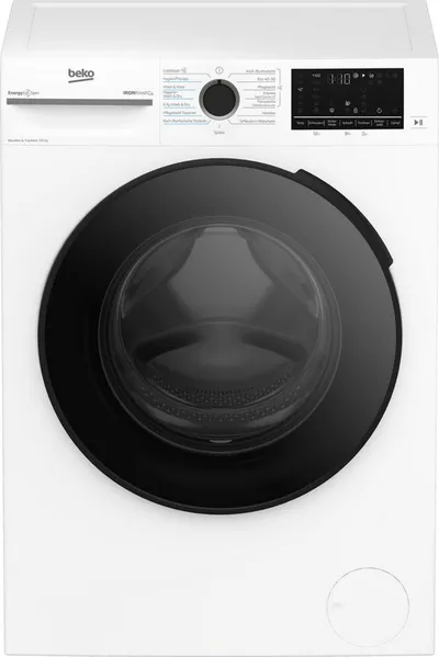 BEKO Waschtrockner BM3DT4944W, 9 kg, 6 kg, 1400 U/min, Waschen & Trocknen in einem: 9 kg / 6 kg, Dampffunktion
