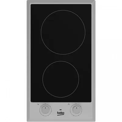 Kochfeld Beko HDCC32200X 2 Zonen 30 cm Glaskeramik Schwarz
