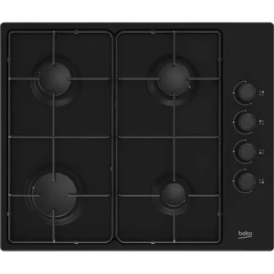 Gaskochfeld Beko HIGG64123SB 60 cm 4 Brenner schwarz Thermosicherung