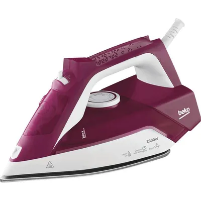 Bügeleisen Beko SIM3126R Keramiksohle 2600W 120g/min Rot Auto-Off