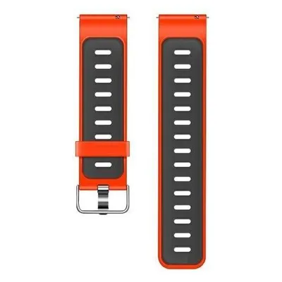 Beline pasek Watch 20mm Double Color Silicone czerwono-czarny red/black box