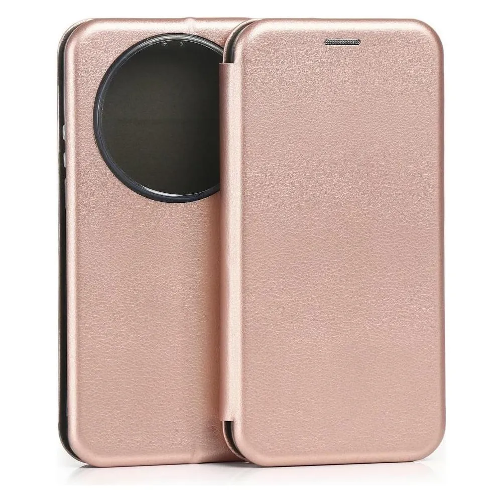 Beline Book Magnetic Case for Xiaomi 17 Ultra, rose gold