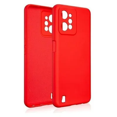 Beline Etui Silicone Realme C31 czerwony /red