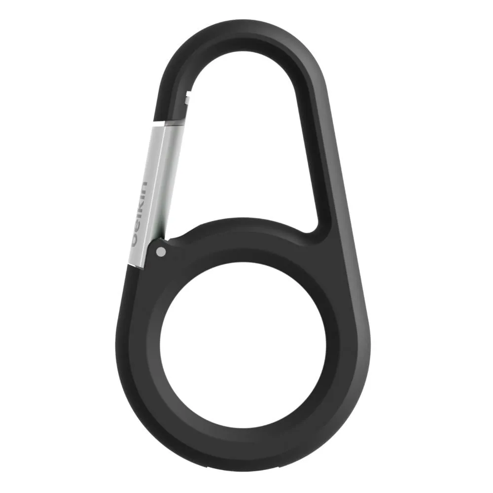 Anhänger Secure Holder mit Karabiner Apple AirTag schwarz