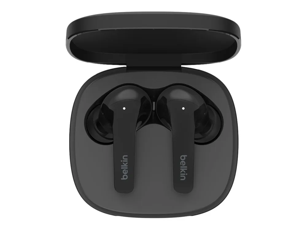 Belkin SoundForm Flow In-Ear-Kopfhörer, Schwarz, In-Ear, Kabellos