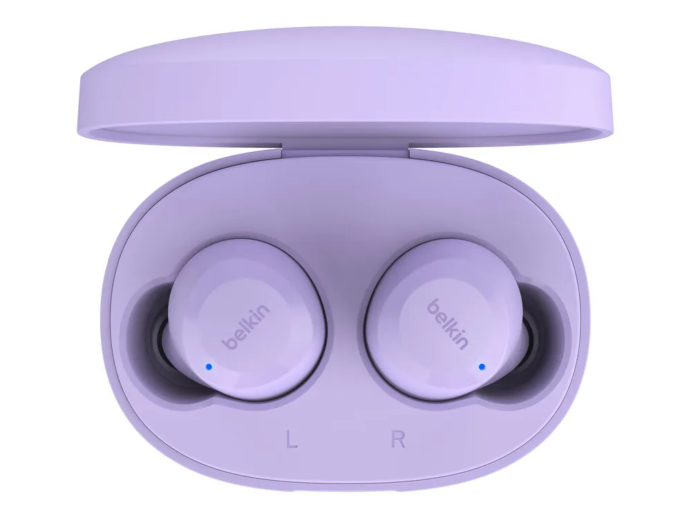 Belkin SoundForm Bolt Kopfhörer, Lavendel, In-Ear, Kabellos