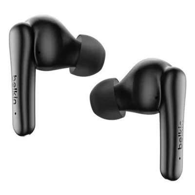 Kopfhörer Belkin SoundForm Rhythm kabellos und kabelgebunden Bluetooth mit Geräuschunterdrückung, Mikrofon und IPX5 schwarz