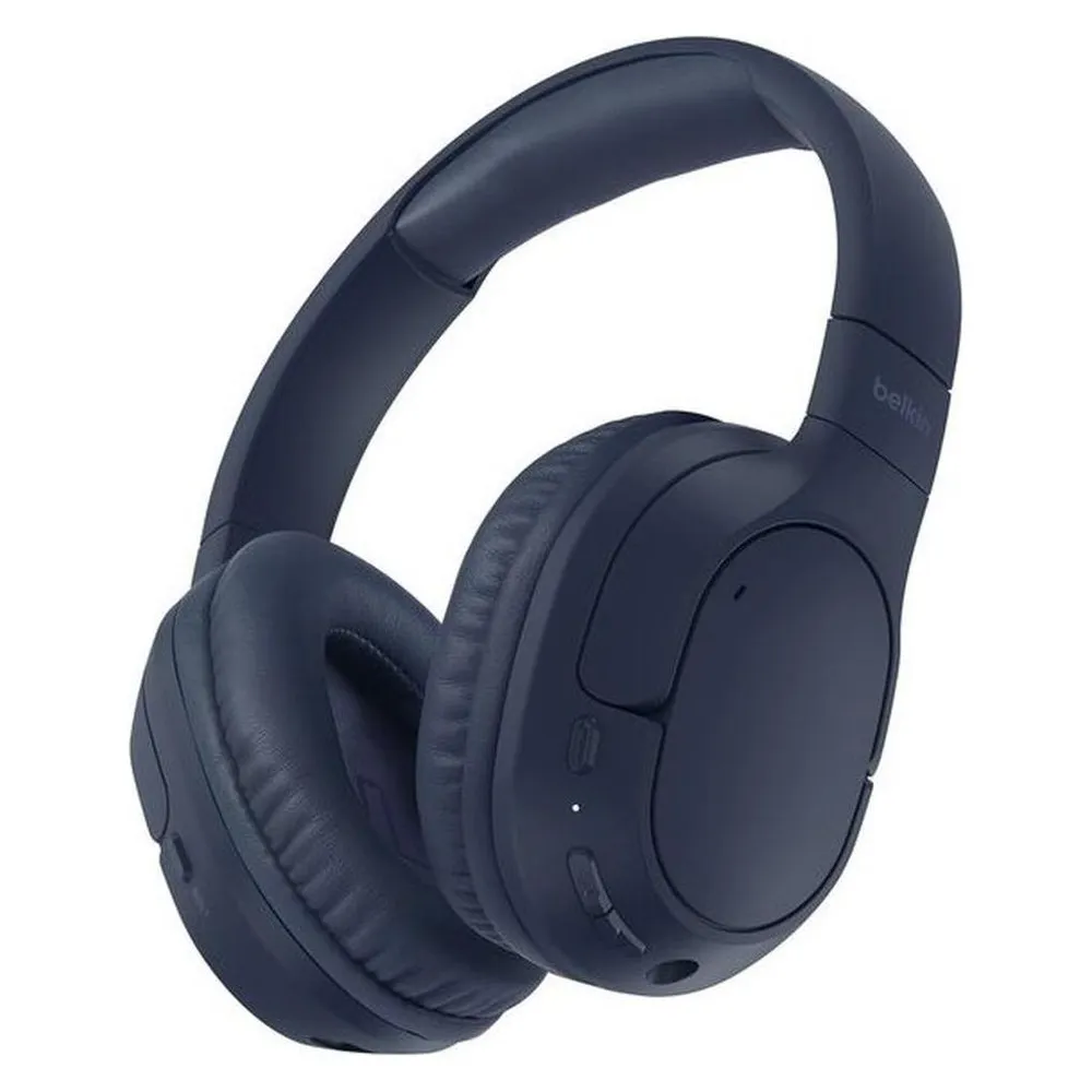 Auriculares Belkin AUD009HQBL inalámbricos Bluetooth mit aktiver Geräuschunterdrückung blau