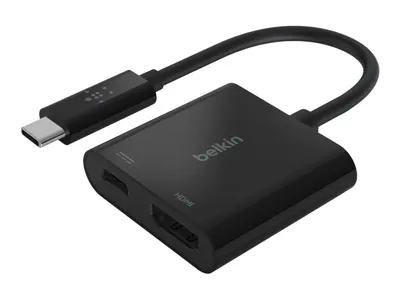 Belkin USB-C / HDMI Ladeadapter, Schwarz