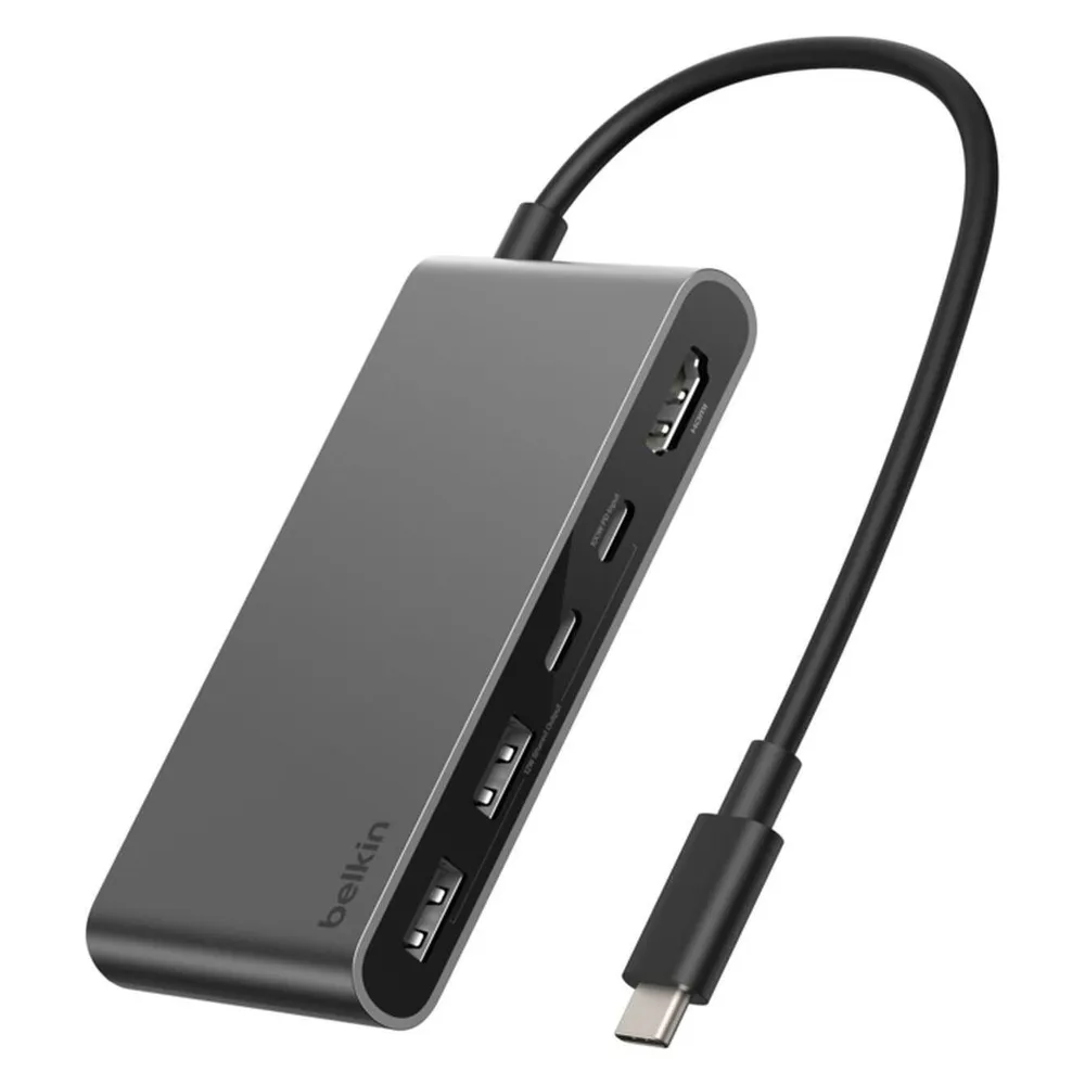 Hub Belkin 5 Ports 5000 Mbit/s Modell AVC022HQSGY USB-C HDMI 4K Ultra HD