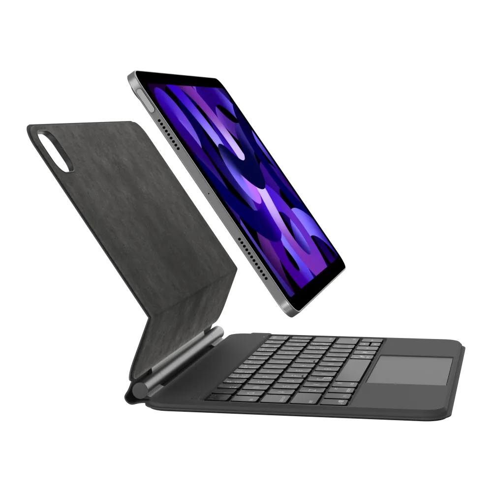 Belkin Pro Tastatur Case mit Trackpad für iPad Pro 11" / iPad Air 11", Schwarz, Bluetooth, Deutsch
