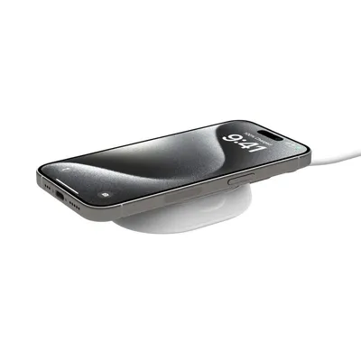 Belkin BoostCharge Pro 15W Wireless Charger Weiß 1,5m Kabel USB-C Schnellladegerät