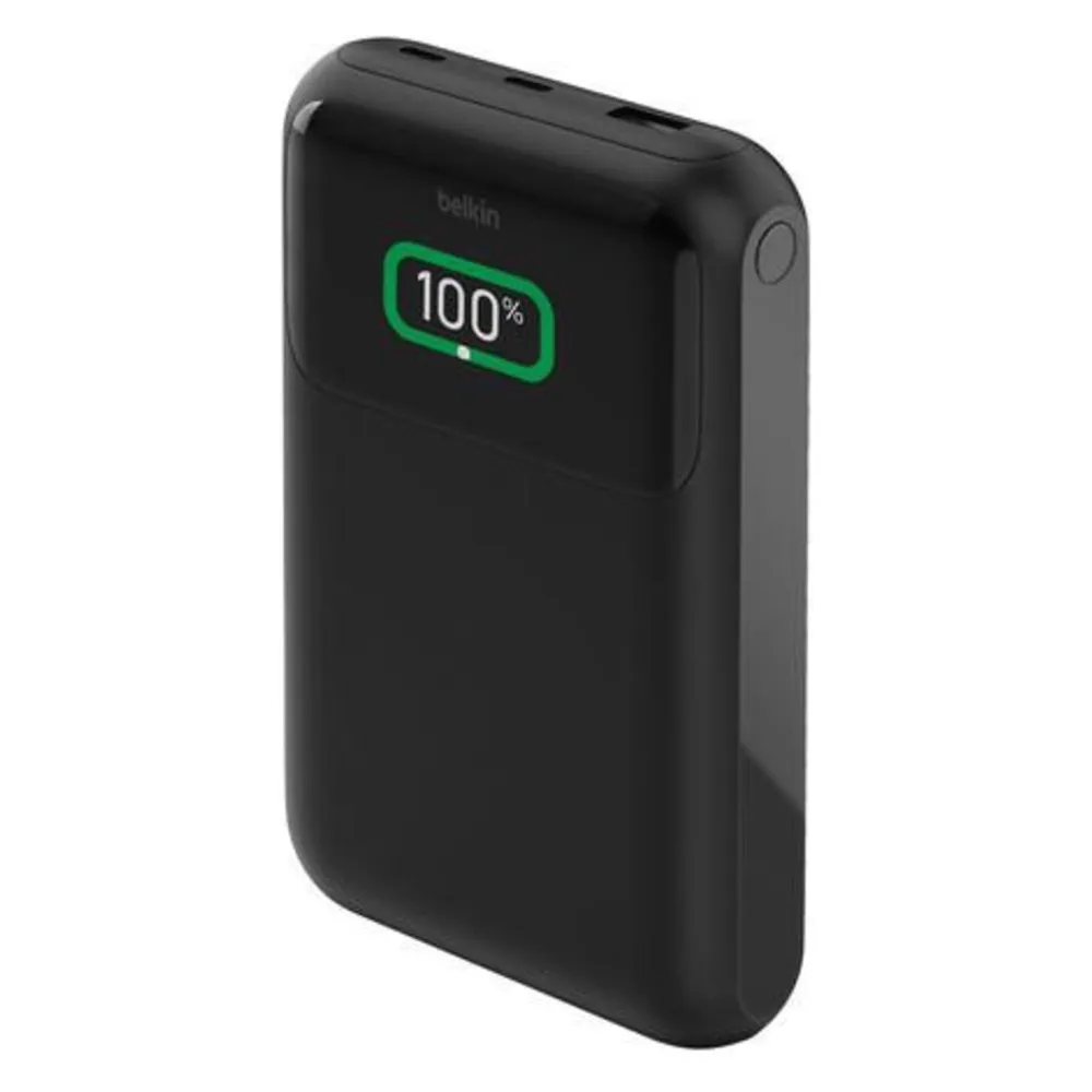 Belkin BoostCharge Pro 20000 mAh Powerbank 1x USB-A 2x USB-C Display Schwarz