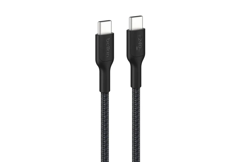 Belkin BoostCharge Pro USB-C / USB-C geflochten 240 W USB-Kabel, USB-C, (100 cm)