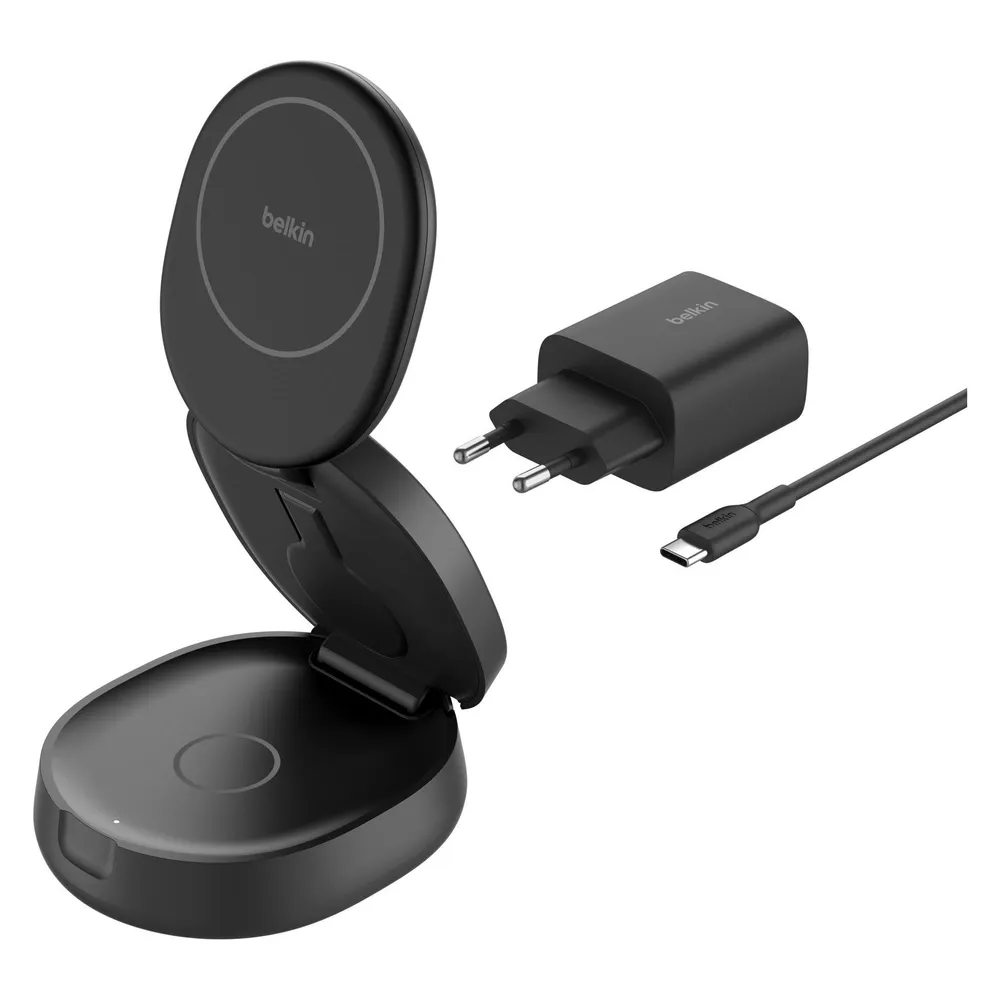 BoostCharge Kompakte magnetische 3-in-1-Ladestation
