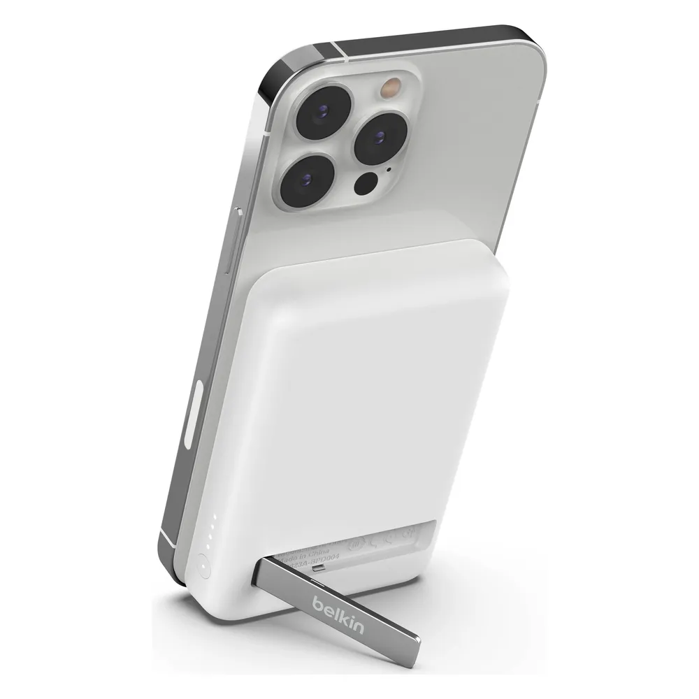 BoostCharge Magnetische kabellose Powerbank 5000 mAh mit Ständer