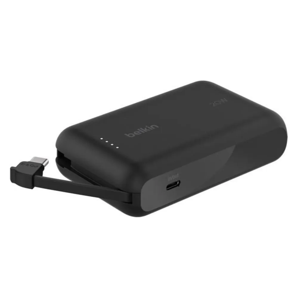 BoostCharge Powerbank 10K mit integriertem Kabel