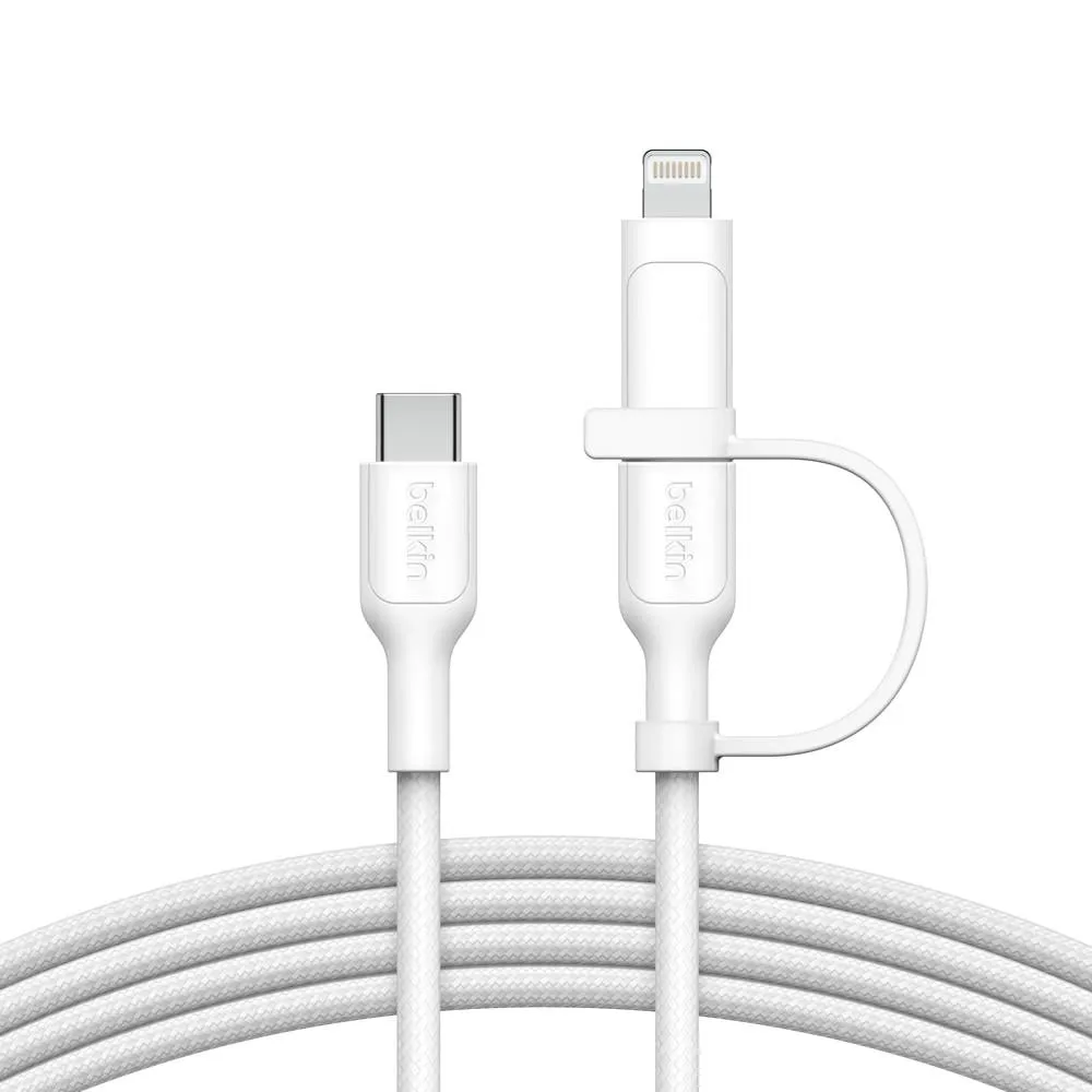 BoostCharge Pro 2-in-1-Kabel mit USB-C-Stecker und Lightning Connector