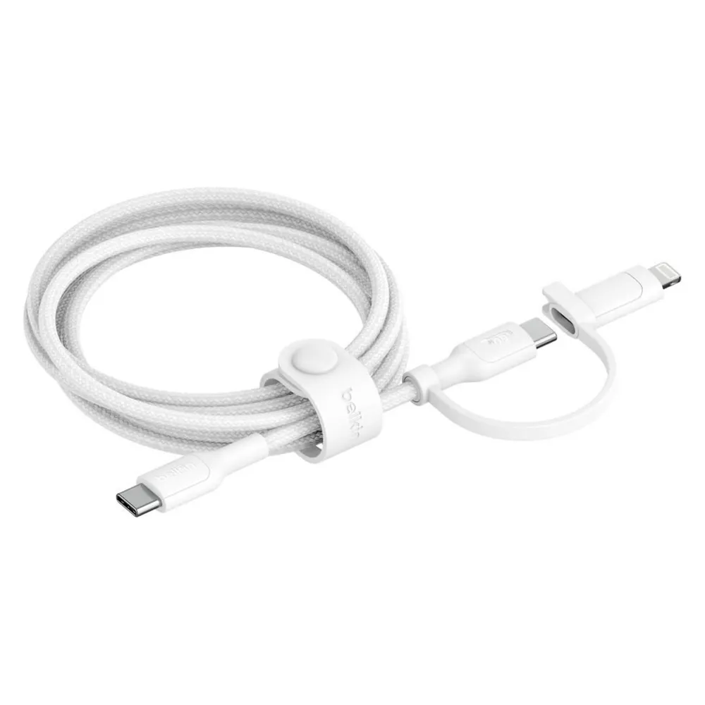 BoostCharge Pro 2-in-1-Kabel mit USB-C-Stecker und Lightning Connector