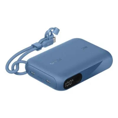 Powerbank Belkin BPB027HQBL 10000 mAh Blau mit Display Schnellladung