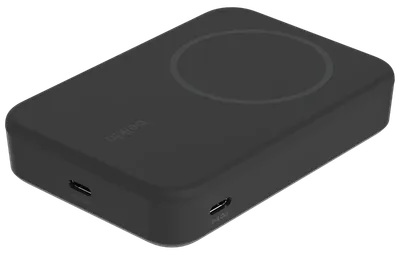 Belkin Wireless Powerbank mit MagSafe Magnet und Schnellladefunktion 10.000 mAh Schwarz