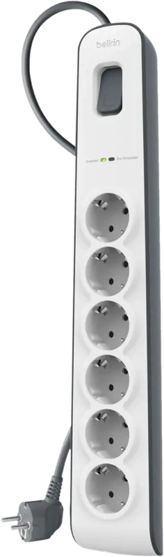 Belkin Surge Protector 6 Steckdosen 2 Meter