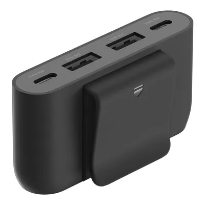 Belkin USB-Hub, 4 Ports, 30 W, USB 3.2 Gen 1, Kabel 2 m, Schwarz