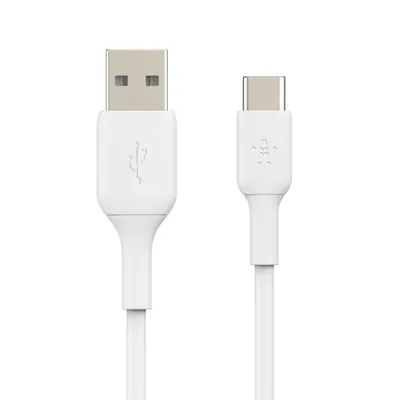 Belkin Boost-Ladekabel USB-C auf USB-A, 1 m, Weiß