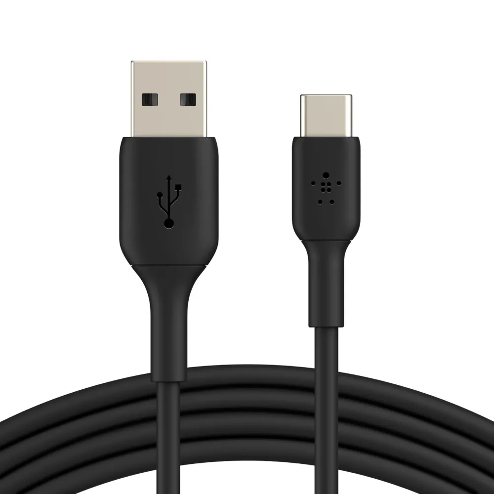 Belkin USB-A auf USB-C Kabel, Schwarz, USB-A auf USB-C, 3m, 15W