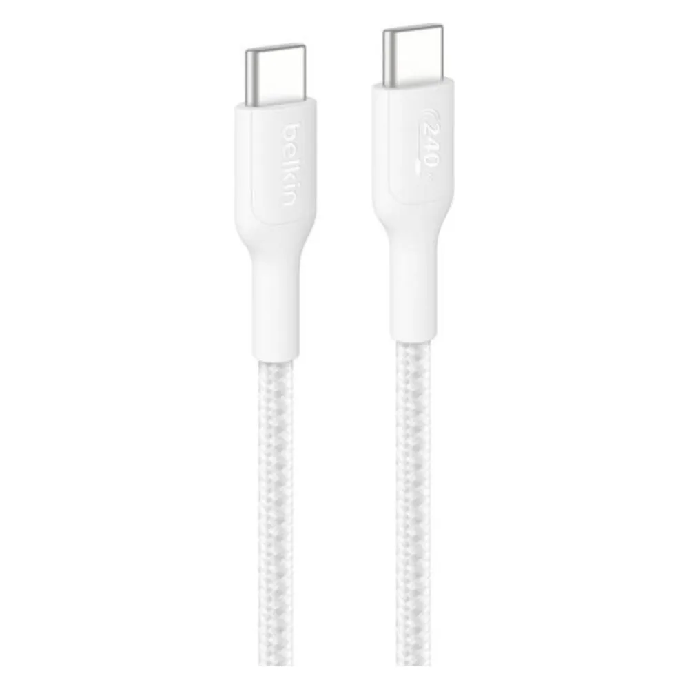 Kabel Belkin BoostCharge Pro CAB025HQ1MWH USB-C 240 W 1 m Weiß