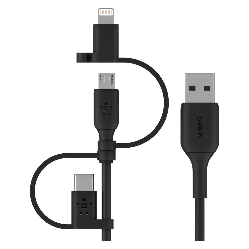 Belkin USB-A auf USB-C / Micro-USB / Lightning-Kabel