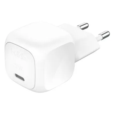 Cargador Belkin WCA009kqWH 20 W USB-C Weiß Schnellladen Kompakt