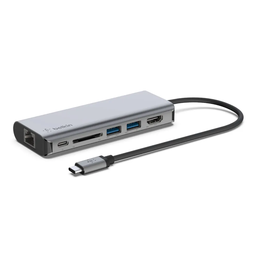 Belkin CONNECT USB-C 6-in-1 Multiport Adapter | avc008btsgy |