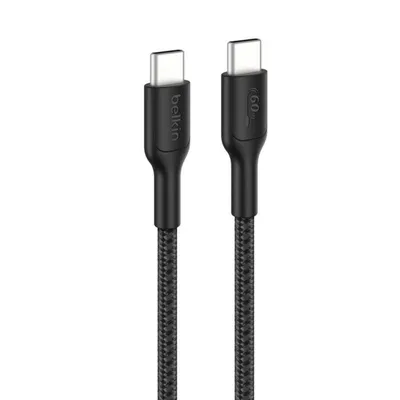 USB-C Kabel Belkin ENA008HQ2MBK 2 m 60 W Schnellladen Schwarz