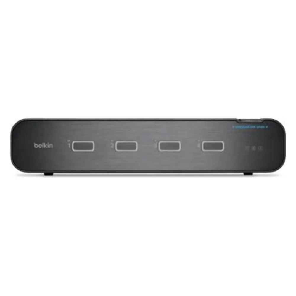 KVM-Switch Belkin F1DN204KVM-UNN4 4K Ultra HD 4 Geräte Schwarz