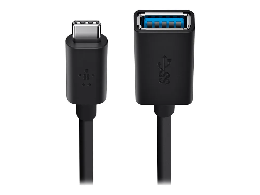 Belkin USB-C auf USB-A Adapter, Schwarz