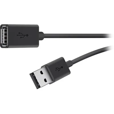 Belkin USB-A-zu-USB-A-Verlängerungskabel 1,8 m Schwarz