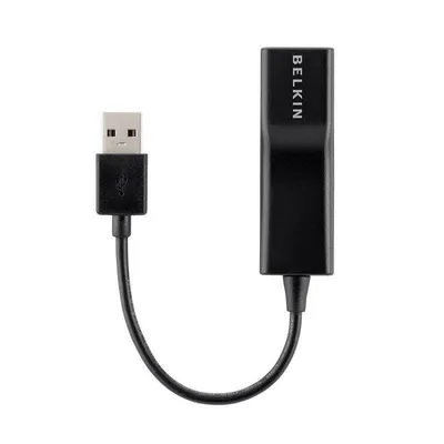 USB 2.0 zu Ethernet RJ-45 Adapter Belkin F4U047BT Schwarz