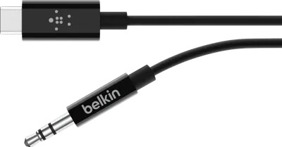 Belkin Rockstar USB-C auf 3,5 mm Kabeladapter 0,9 m Schwarz